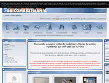 Tablet Screenshot of bricomadelmania.es